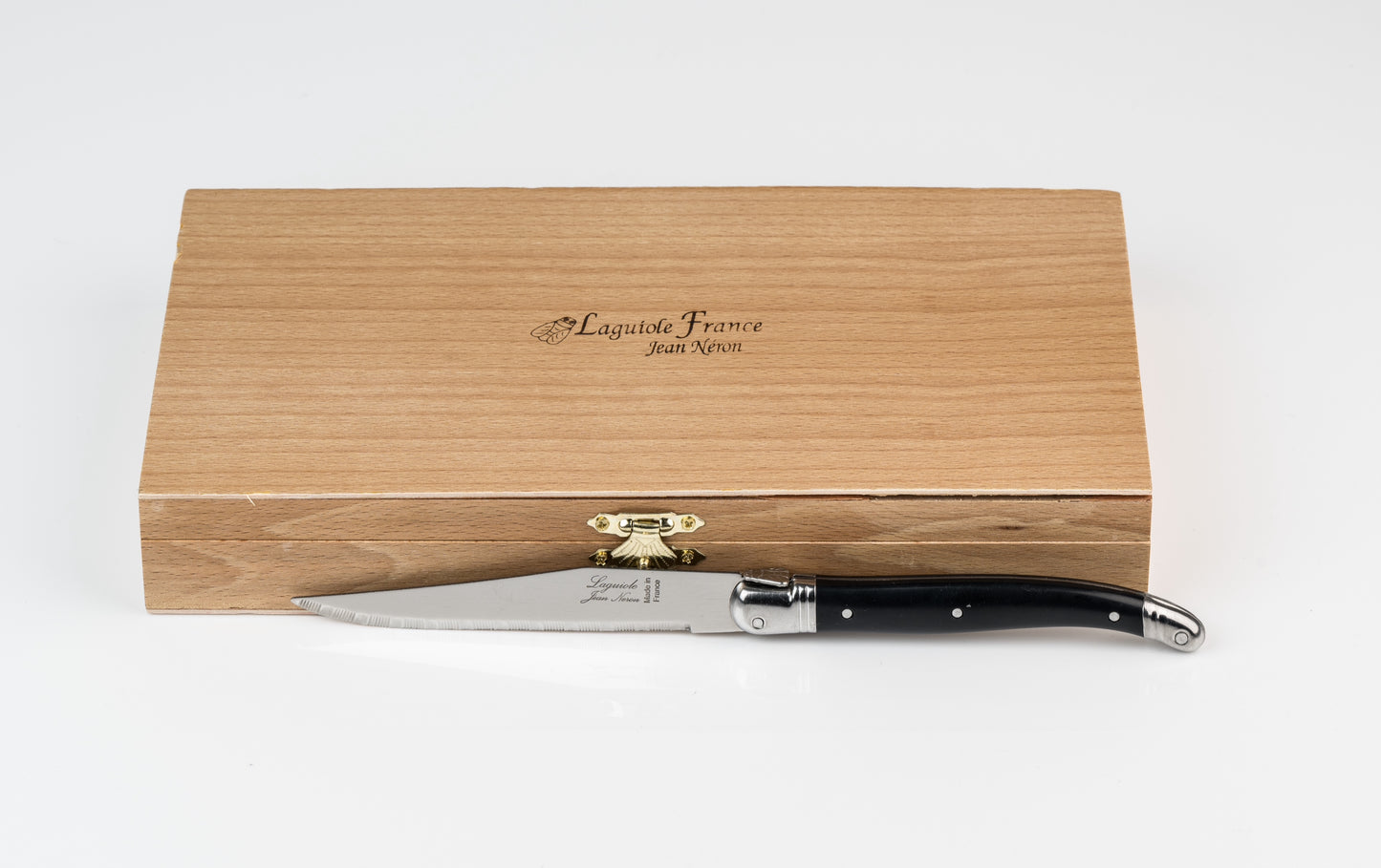 Laguiole Black Knives in Presentation Box (set of 6) - Lello.Store