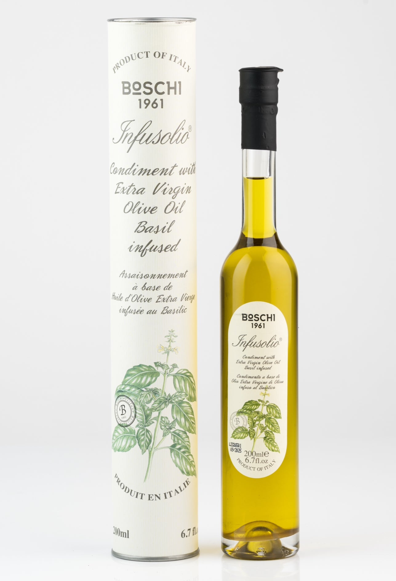 Il Boschetto Basil Infused Extra Virgin Olive Oil - Lello.Store